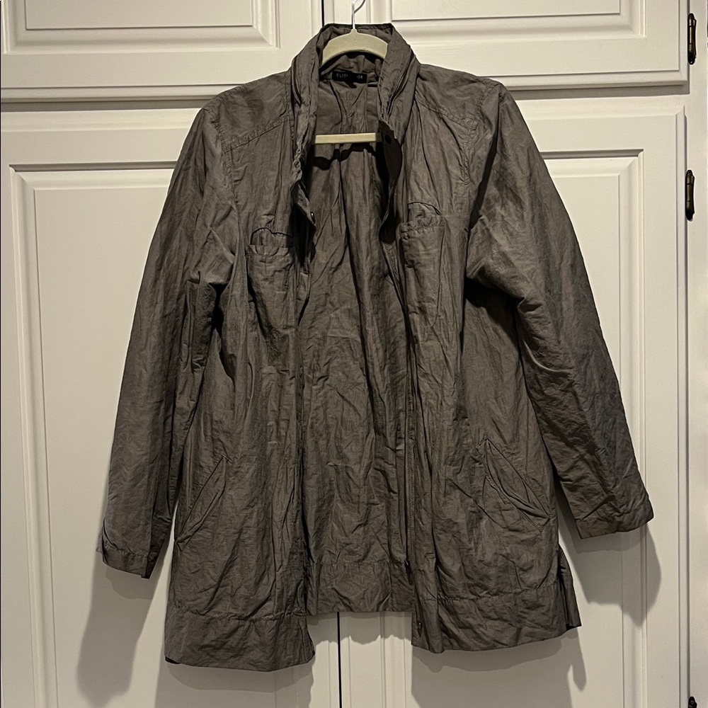 Eileen Fisher Lightweight Rain Utility Jacket